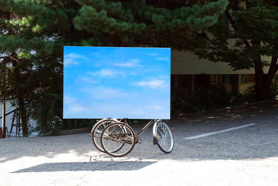 ″Sky bicycle″ (2011) by Ahn Kyu-chul [MMCA]