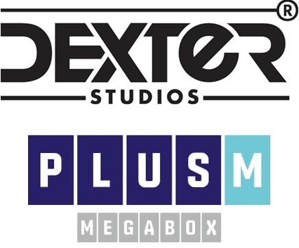 The logos of Dexter Studios and Megabox JoongAng Plus M [ILGAN SPORTS]