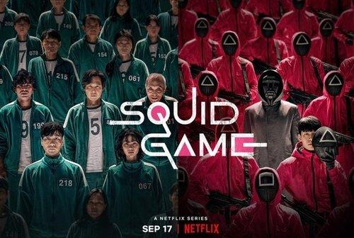 The poster for Netflix Korea's ″Squid Game″ (2021) [NETFLIX]