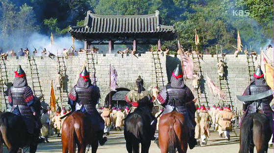 A battle scene in "The King of Tears, Lee Bang-won" [KBS]