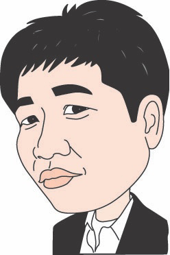 A caricature of cartoonist Lee Dong-kyu, the creator of 12 of the ″Tell Me a Creepy Story!″ books. [LEE DONG-KYU]