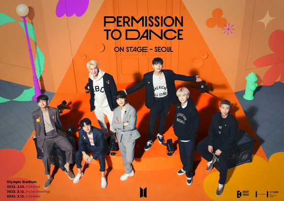 “Permission To Dance On Stage - Seoul,″ scheduled for March, is BTS’s first in-person concert held in Seoul in two and a half years. [BIG HIT MUSIC]