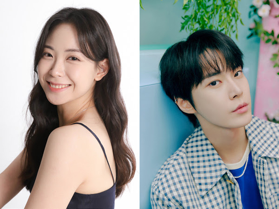 Actor Han Ji-hyo and Doyoung of boy band NCT will star as leads in Tving’s upcoming romance series “To X Who Doesn’t Love Me” (translated). [S&A ENTERTAINMENT, SM ENTERTAINMENT]