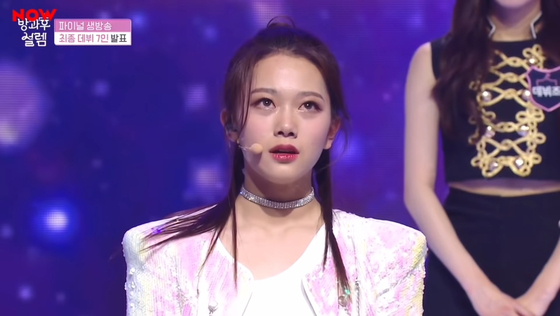 Contestant Won Ji-min finished first place on MBC’s idol audition program “My Teenage Girls” (2021-22). She and six other finalists will debut as girl group CLASSy. [SCREEN CAPTURE]