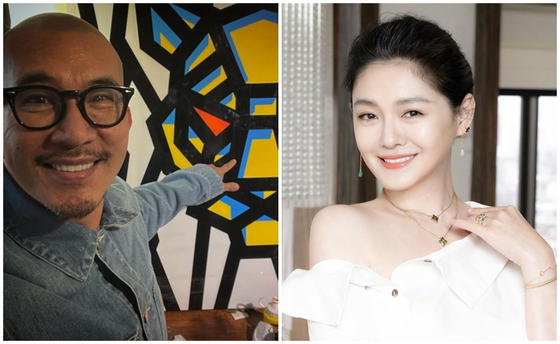  Korean singer, producer and DJ Koo Jun-yup, left, and Taiwanese star Barbie Hsu are married, according to Koo's Instagram post on Tuesday. [ILGAN SPORTS]