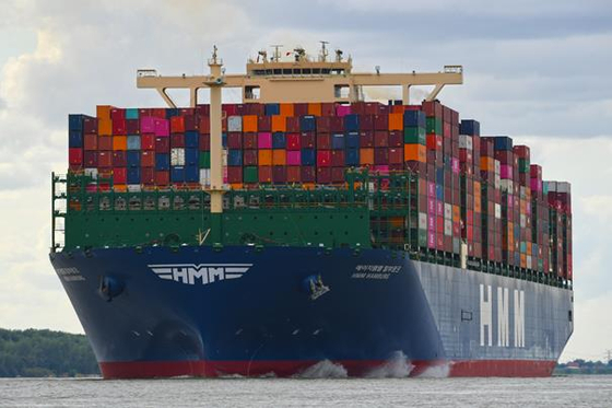 An HMM container ship [YONHAP] 