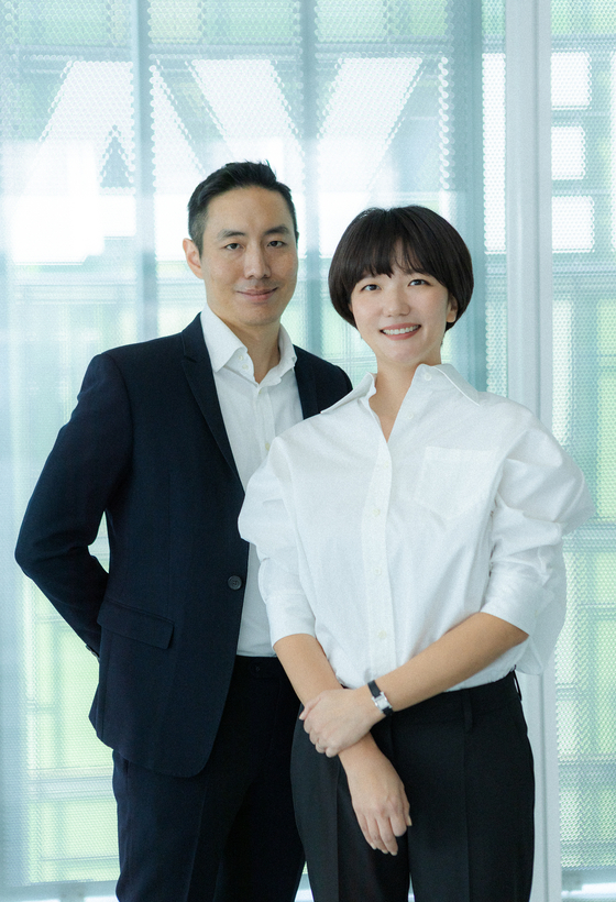 Naver's new CEO Choi Soo-yeon, right, and CFO Kim Nam-sun [NAVER]