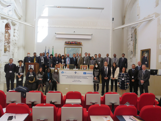 Unesco and the International Association of Prosecutors, in partnership with the Siracusa International Institute for Criminal Justice and Human Rights, hold an international training course for prosecutors from Feb. 14 to 18 in Siracusa, Italy, on investigating and prosecuting crimes against journalists. [INTERNATIONAL ASSOCIATION OF PROSECUTORS]