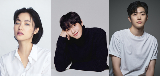 From left, actors Jeon Yeo-been, Ahn Hyo-seop and Kang Hoon have been casted for the Korean remake of the hit Taiwanese drama series "Someday or One Day." [NETFLIX]
