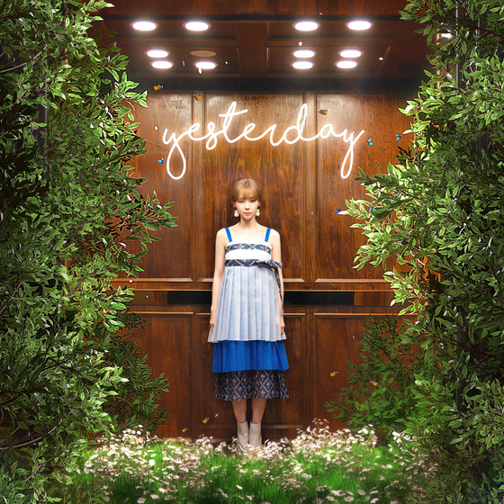 The cover image for Choa's new single ″Yesterday″ [GREAT M ENTERTAINMENT]