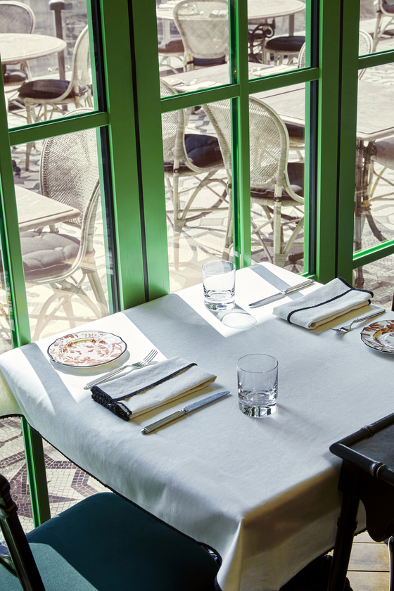 A table by the window at Gucci Osteria Seoul [GUCCI OSTERIA SEOUL]