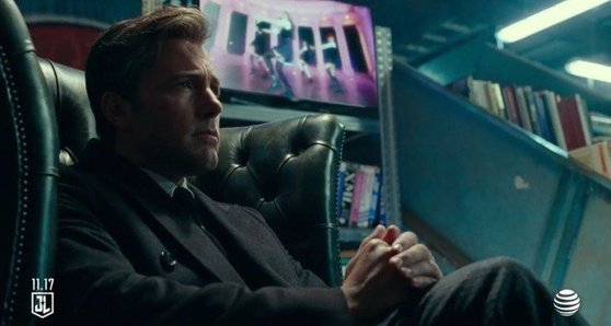 In the film ″Justice League″ (2017), a music video by Blackpink plays in the background behind Batman (played by Ben Affleck). [WARNER BROS KOREA]