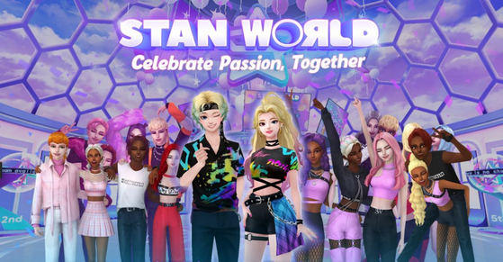 Stan World, a K-pop metaverse, received 3.5 billion won in series A funding from Strong Ventures, a Los Angeles-based venture capital company, late last year. [STAND WORLD]