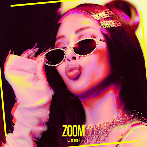 The cover for Jessi's new digital single ″ZOOM″ [P NATION]