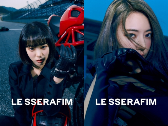 Sakura and Kim Chae-won of Le Sserafim [SOURCE MUSIC]