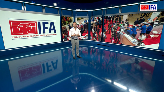 IFA Executive Director Jens Heithecker speaks during an online press conference, Wednesday. [SCREEN CAPTURE]