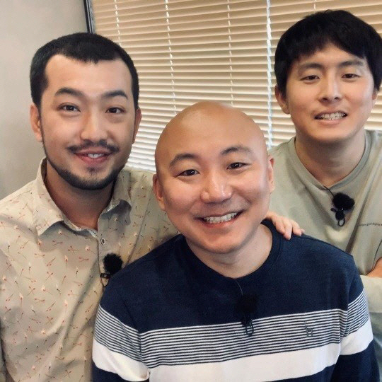 Webtoonists (from left) Lee Mal-nyun, Joo Ho-min and Kian84 [SCREEN CAPTURE]