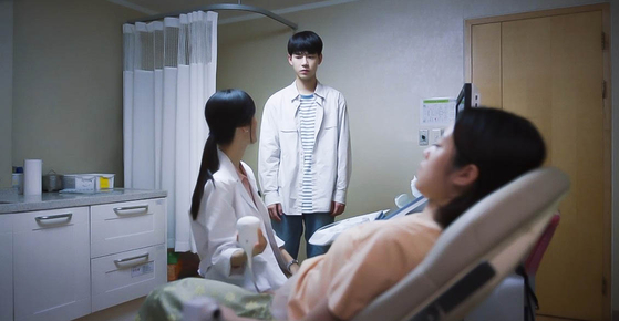 The tvN series “Our Blues" (2022-) features a teen character going through an unwanted pregnancy. [TVN]