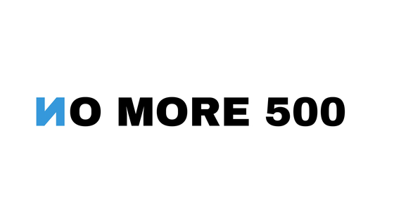 No More 500 logo [NO MORE 500]