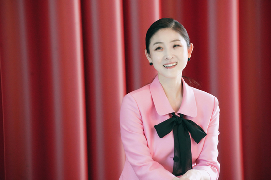 Ballerina Kim Joo-won during a press conference on May 17. [EMK ENTERTAINMENT]