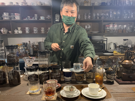 Joe Kim, the CEO of Baram Coffee in Seodaemun District, central Seoul  [LEE JIAN]