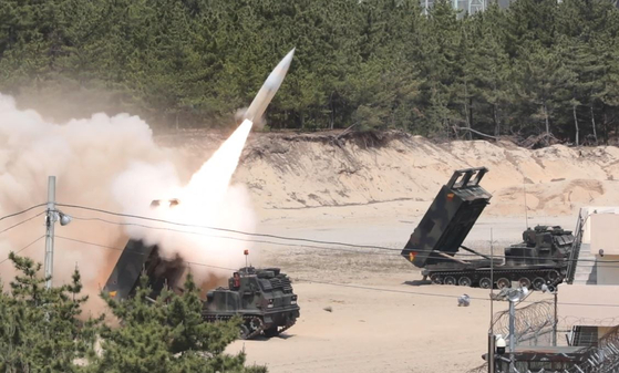 The South Korean Joint Chiefs of Staff said Wednesday that the South Korean military conducted joint missile drills with U.S. forces after North Korea launched three ballistic missiles earlier that day. [USFK]