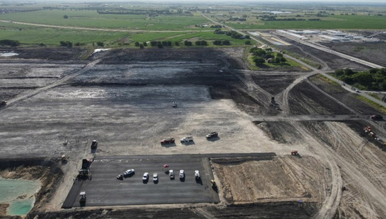 The site for Samsung Electronics' new chip manufacturing facility in Taylor, Texas [CITY OF TAYLOR]