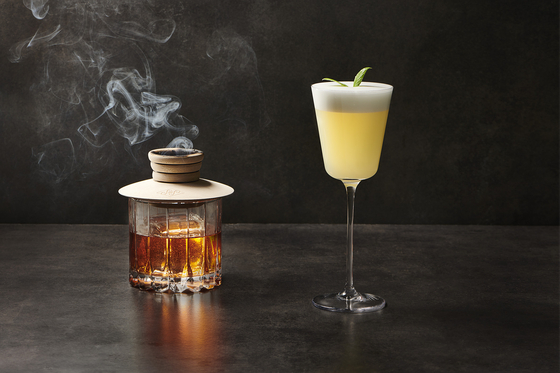 Creative cocktails mixed from natural, house-grown ingredients are offered at the MOBO Bar at JW Marriott Hotel Seoul in Seocho District, southern Seoul. [JW MARRIOTT HOTEL SEOUL]