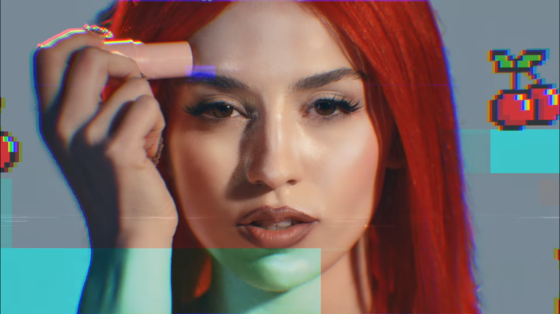 Ava Max is shown using a Kahi multi balm in her music video for "Maybe You're The Problem" (2022). [SCREEN CAPTURE]