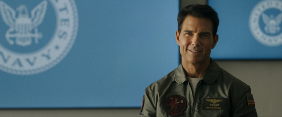 A scene from ″Top Gun: Maverick″ starring Tom Cruise [LOTTE ENTERTAINMENT]
