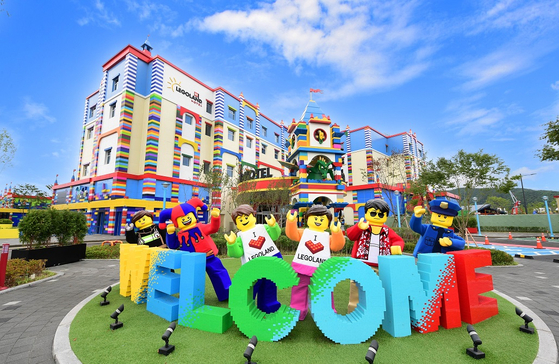 A view of the Legoland Hotel in Chuncheon, Gangwon, which will open on July 1. [LEGOLAND KOREA RESORT]