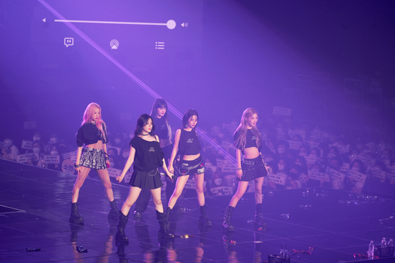 (G)I-DLE performs during its Seoul concert on June 17. [CUBE ENTERTAINMENT]