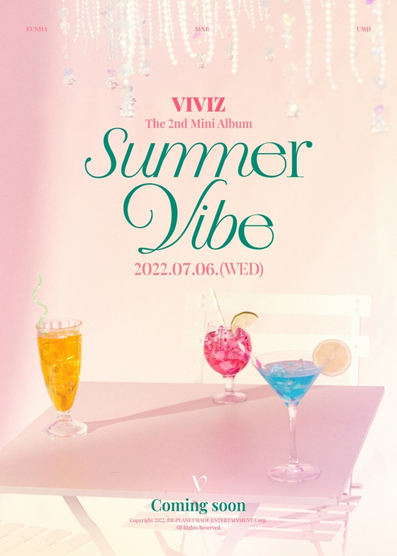 Girl group Viviz will return to the music scene with a new EP "Summer Vibe" on July 6. [BIG PLANET MADE]