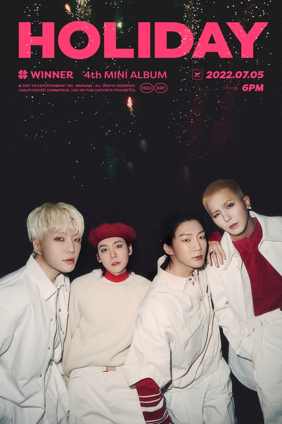 A teaser image for Winner's EP ″Holiday″ [YG ENTERTAINMENT]