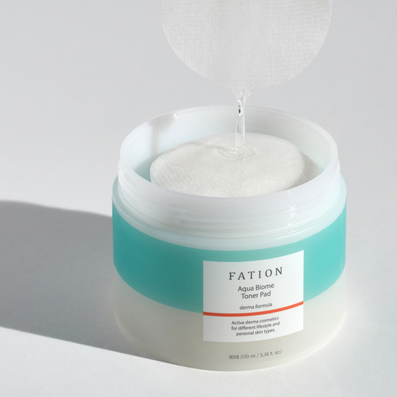 FATION Aqua Biome Toner Pads effectively hydrate and soothe irritated skin during the summer [Dong-A ST]       