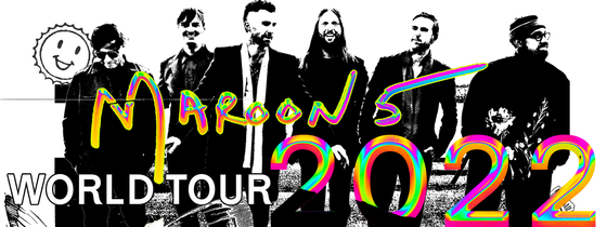 Revised photo of Maroon 5's 2022 world tour announcement [MAROON 5 WEBSITE]