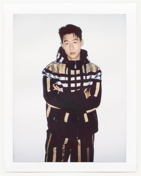 Son is the new brand ambassador for Burberry. [BURBERRY]