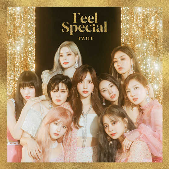 Cover image for girl group Twice's 2020 song "Feel Special" [JYP ENTERTAINMENT]
