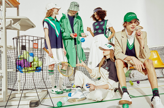 Lucky Marche has launched its Lucky Le Match tennis clothing collection. [KOLON FNC]
