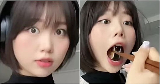 YouTuber Misunjjang has come under fire for posting YouTube Shorts of herself imitating Woo Young-woo, a lovable character who has autism spectrum disorder in the popular drama series ″Extraordinary Attorney Woo″ on Monday. [SCREEN CAPTURE]