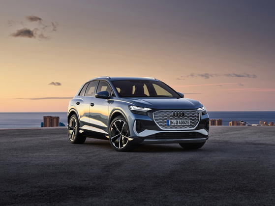 Audi Q4 e-tron is expected to continue leading the sales of Audi’s electric vehicles. [AUDI]