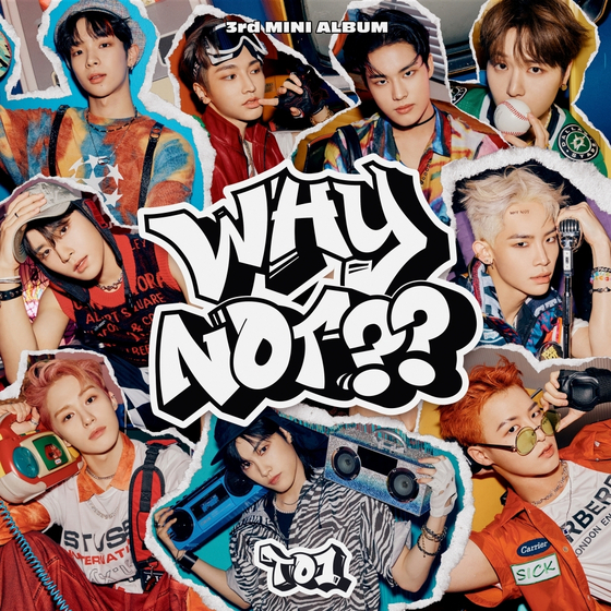 Poster for TO1's EP ″Why Not??″ [WAKEONE ENTERTAINMENT]