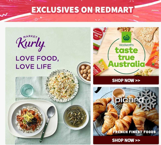Kurly started selling its Korean food products on RedMart, Singapore’s largest e-commerce marketplace. [KURLY]