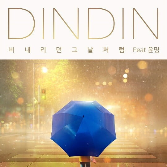 Cover of Din Din's new single ″Like That Day When It Rained″ [D&D CORPORATION]
