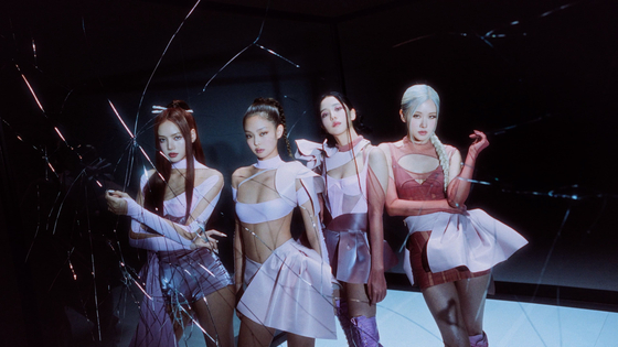 A scene from girl group Blackpink's visual concept film for “Pink Venom" [YG ENTERTAINMENT]