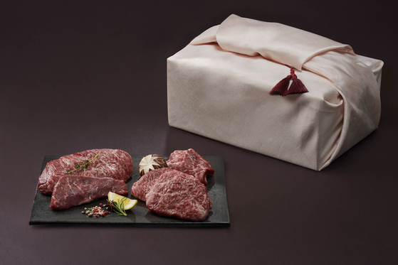 Beef gift set at JW Marriott Hotel Seoul in Seocho District, southern Seoul [JW MARRIOTT HOTEL SEOUL]