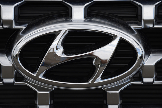 The Hyundai company logo is displayed Sunday, Sept. 12, 2021, in Littleton, Colo.[AP]