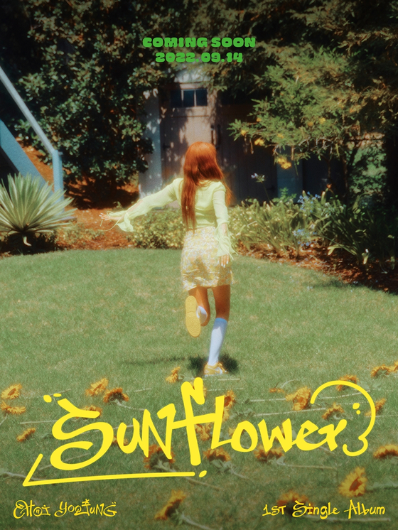 The teaser image for Yoojung's solo debut single ″Sunflower″ [FANTAGIO]