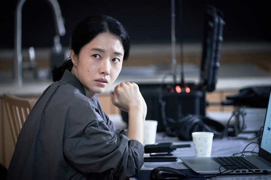 Lee Jung-hyun as her character So-eun in a scene from the new crime thriller ″Limit″ [JNC MEDIA GROUP]