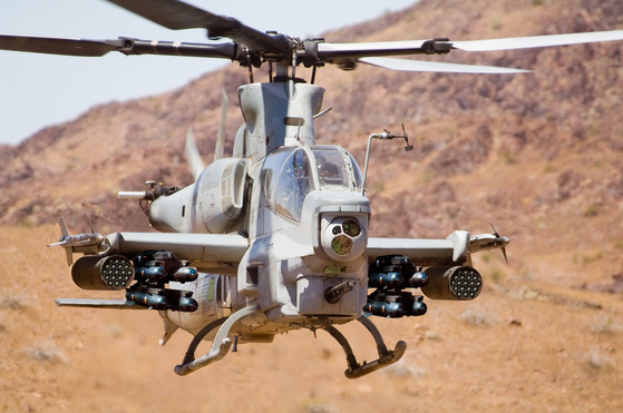 Bell's AH-1Z attack helicopter, also known as the Viper, which was the Korean Marine Corps' preferred choice for its first-ever attack wing [UNITED STATES MARINE CORPS]